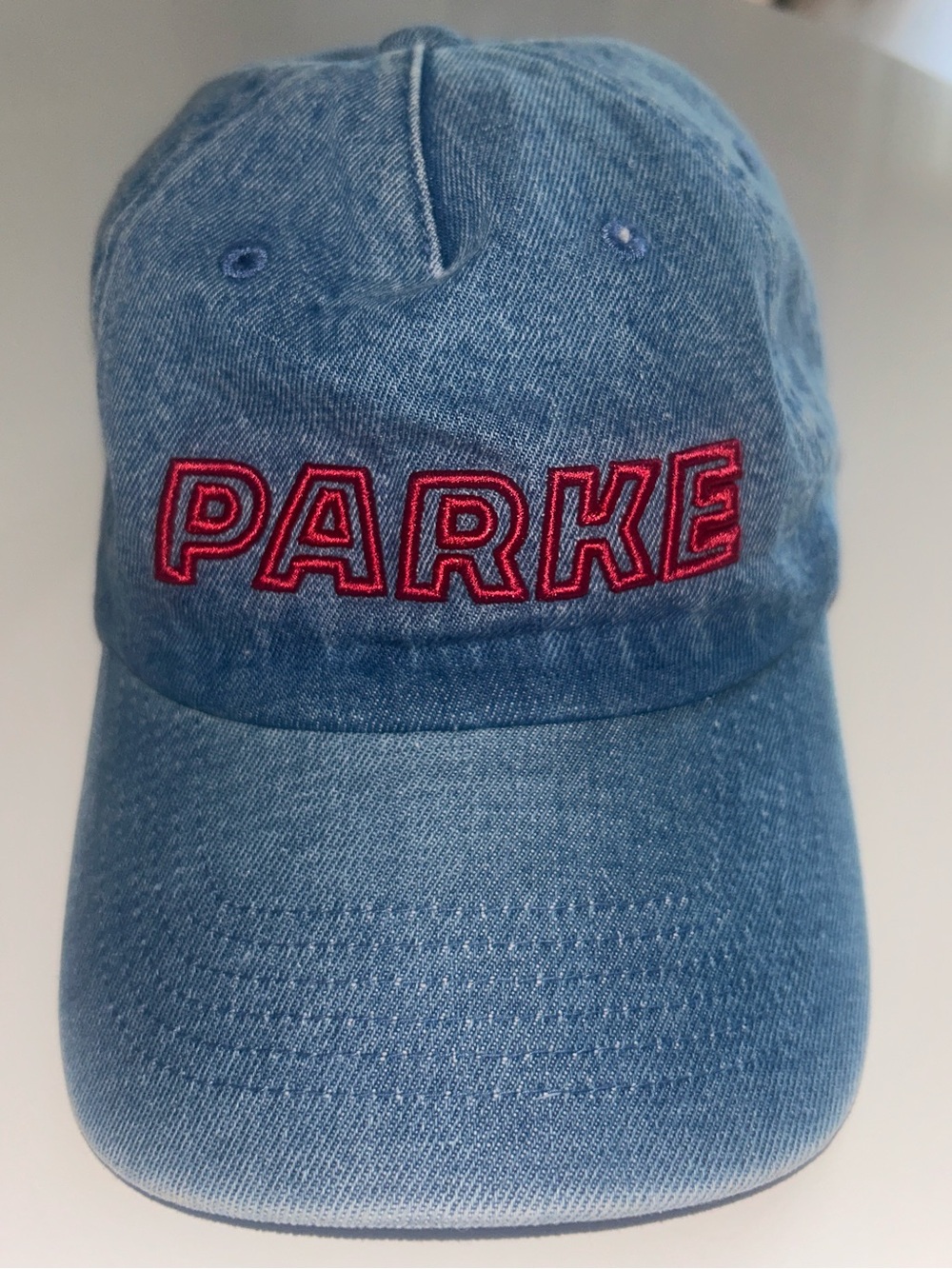 Parke x Target Baseball Cap - Blue with Red Embroidery